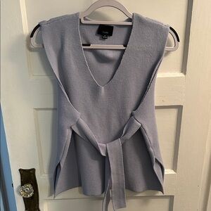 Lumiere Light Purple Knit Tank Top